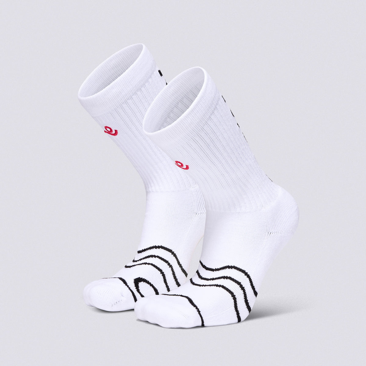 Move Baseline Crew Socks - White