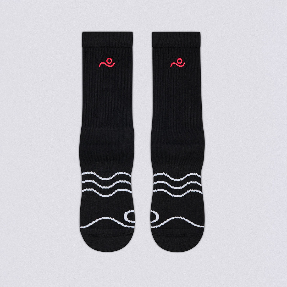 Move Baseline Crew Socks - Black