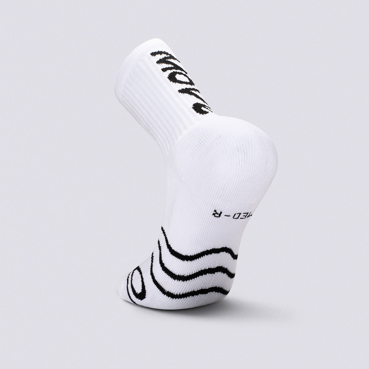 Move Baseline Crew Socks - White