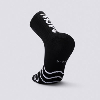 Move Baseline Crew Socks - Black