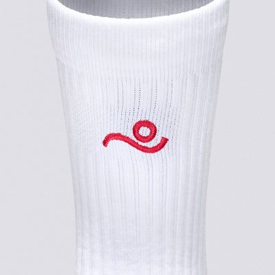 Move Baseline Crew Socks - White