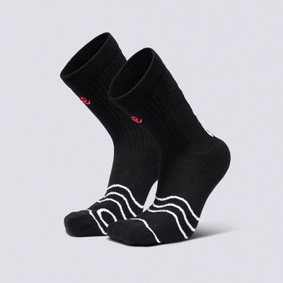 Move Baseline Crew Socks - Black