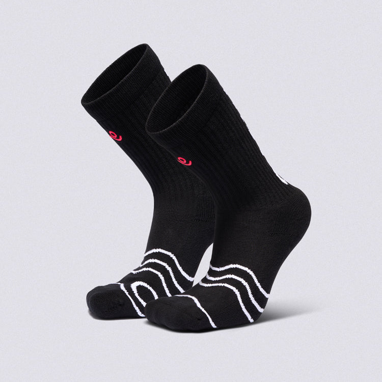 Move Baseline Crew Socks - Black