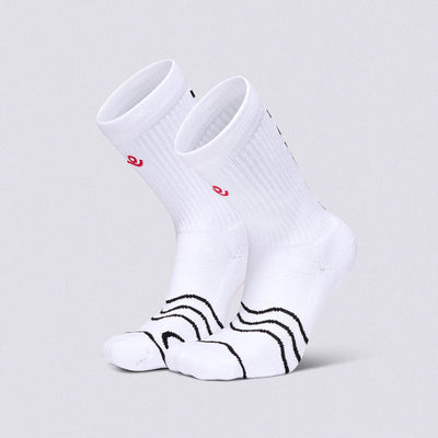 Move Baseline Crew Socks - White